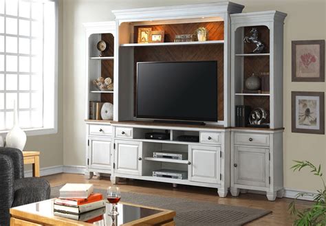 Camden White Entertainment Wall Unit From Legends Furniture Coleman