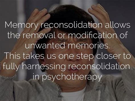 Copy Of Memory Reconsolidation By Irene Dela Cruz