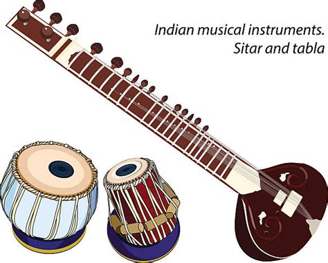 Indian Sitar Illustrations Royalty Free Vector Graphics And Clip Art