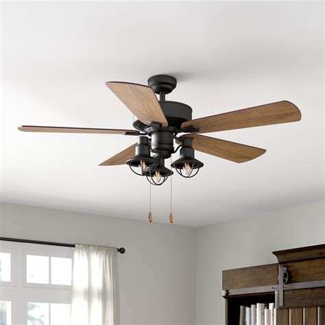Modern Ceiling Fan With Light Kit Shelly Lighting