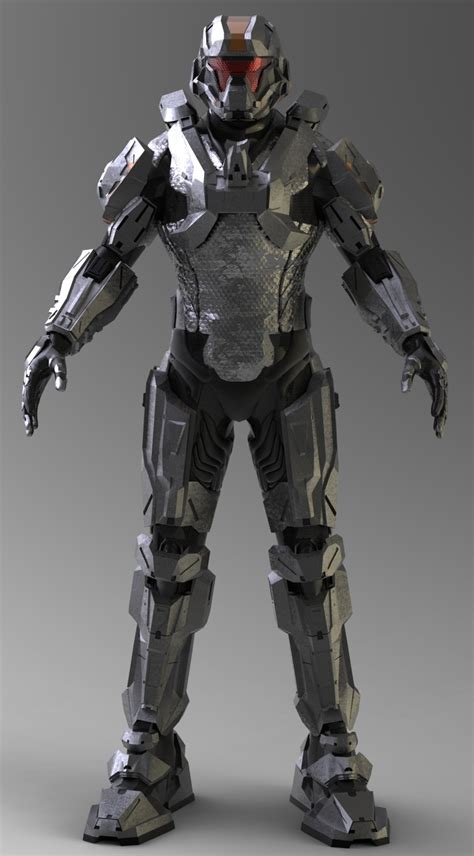 Halo 4 Recruit Armor Pepakura