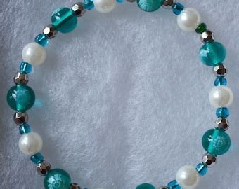 Items Similar To Pearl And Turquoise Bracelet On Etsy