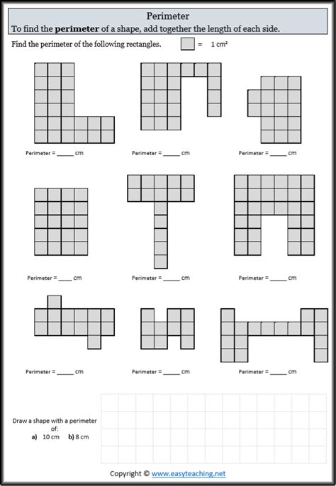 Find Area By Counting Unit Squares Worksheet
