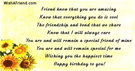 Friend Know That You Are Amazing Friends Birthday Quote