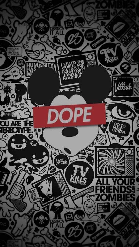 Mickey Mouse Dope Face Wallpaper Download Mobcup