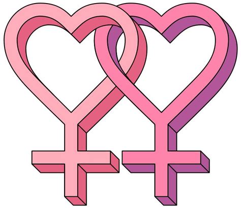 File Lesbian Hearts Symbol 3d Svg With Images Lesbian Symbol Lesbian Heart Symbol
