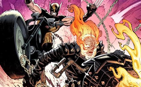 Marvel Anuncia Cómic Crossover De Wolverine Y Ghost Rider