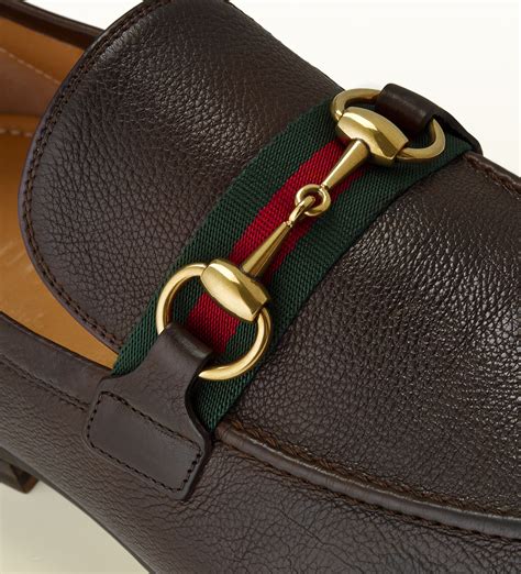 Gucci Leather Horsebit Loafer In Brown For Men Lyst
