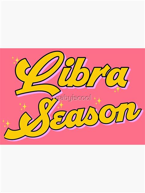 Libra Season By Gabyiscool Sticker By Gabyiscool Redbubble