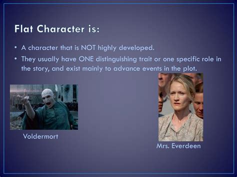 Ppt Types Of Characters And Character Traits Powerpoint Presentation