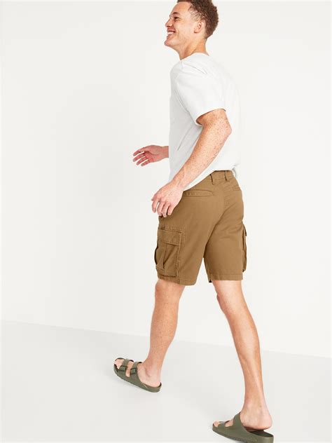 straight lived in cargo shorts 10 inch inseam old navy