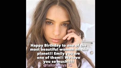 Happy 25th Birthday Emily Ratajkowski 2016 Youtube