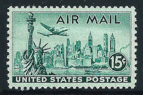 Vintage Unused Us Postage Stamp 15c New York City Skyline Etsy