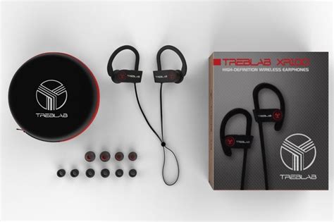 Treblab Xr100 Ergonomic Wireless Sport Earbuds Bluetooth Running Headphones And Best Workout