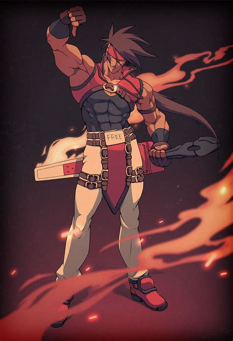 Fanart Of Sol Badguy From Guilty Gear Character Art Art Reference