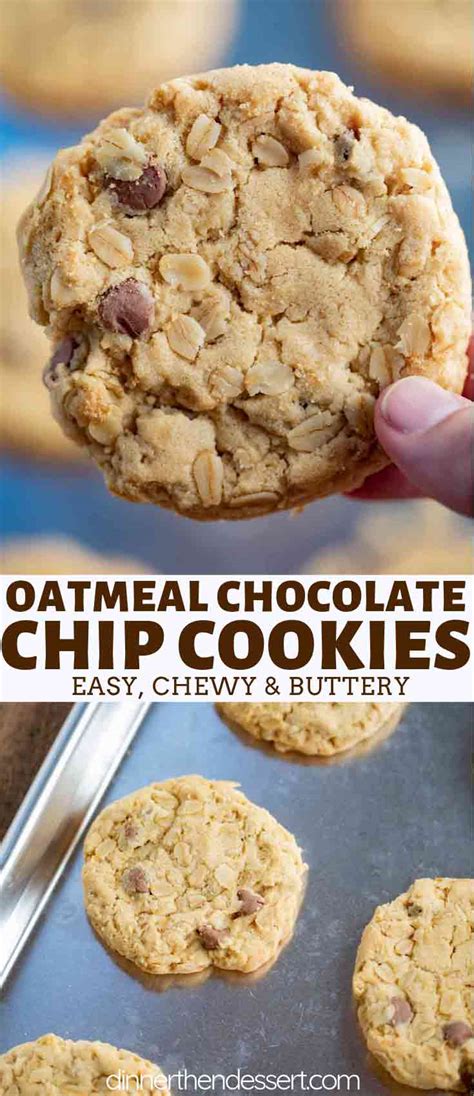 Our senior food stylist's cookies are perfectly crispy on the outside and so melty on the inside, thanks to one genius trick. Oatmeal Chocolate Chip Cookies Recipe - Dinner, then Dessert