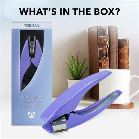 Clipperpro Omega Select Toenail Clipper Ergonomic Toe Nail Clipper