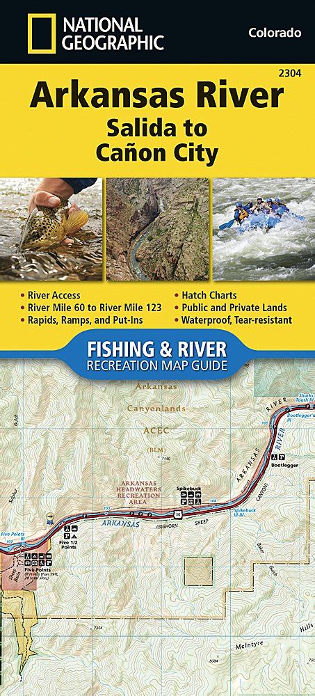 Fishing And River Map Guides 2304 Colorado Arkansas River