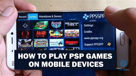 How To Play Psp Games On Mobile Devices Youtube