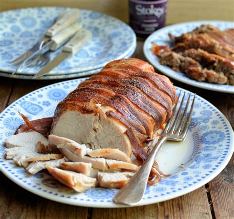 A Small Christmas Dinner: Bacon Wrapped Turkey Breast and ...