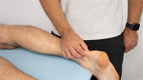 Gap Palpation Test Achilles Tendon Ruptuurscheuring Beoordeling