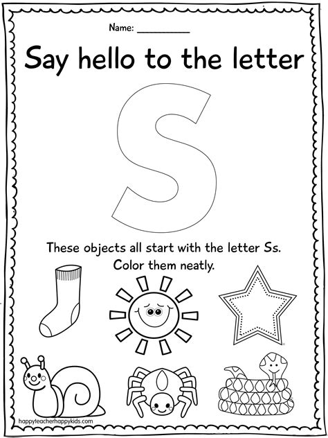 alphabet activities for the letter s perfect for preschool transitional kindergarten kinder