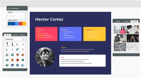Create Your Own User Persona Online Venngage User Persona Generator