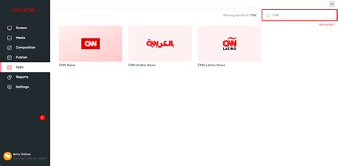 How To Add The Cnn News App From Pickcel Digital Signage App Store