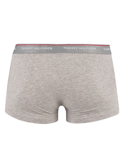 Tommy Hilfiger Pack Premium Essentials Low Rise Trunks Black Grey