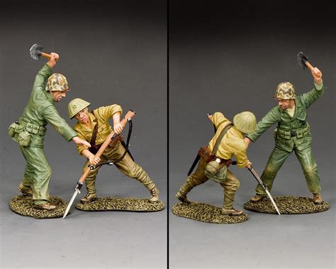 Usmc055 Pacific Hand To Hand Combat Set A Figurines Et Collections