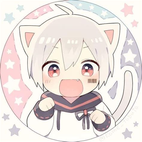 Matching Icons Chibi Anime Kawaii Anime Cat Boy Cute