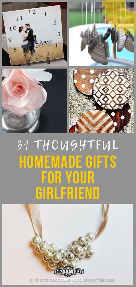I think you can purchased a handmade moonstone ring for your girlfriend as a anniversary gift. 51 Thoughtful, Homemade Gifts for Your Girlfriend - The ...
