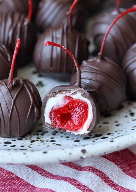 Easy Chocolate Covered Cherries Recipe Cookies And Cups