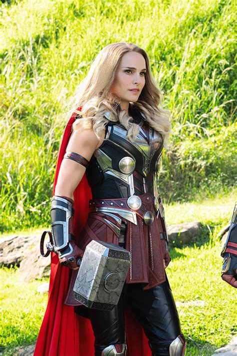 natalie portman as the mighty thor in thor love and thunder 2022 marvel cinematic universe