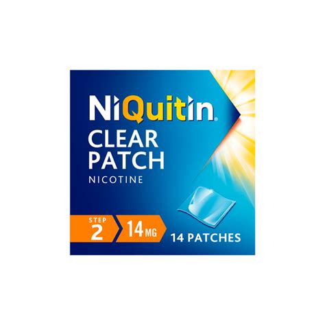 Niquitin Clear Patch 14mg Step 2 14 Day