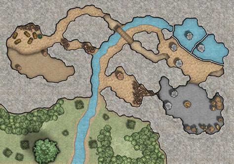 Printable High Resolution Cragmaw Hideout Map