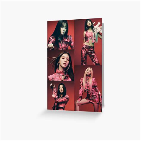 Gi Dle Gidle Tomboy Greeting Card By Seoulkpop Redbubble