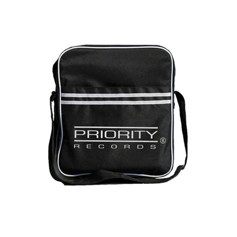 Priority Logo Zip Top Record Bag Tas Voor Lps Rockart Shop