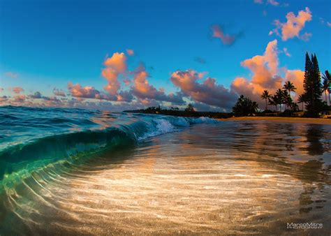 Beautiful Sunset On Island Of Oahu Hawaii Marco Mitre Beautiful