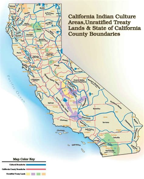 Southern California Native American Tribes Map Printable Maps