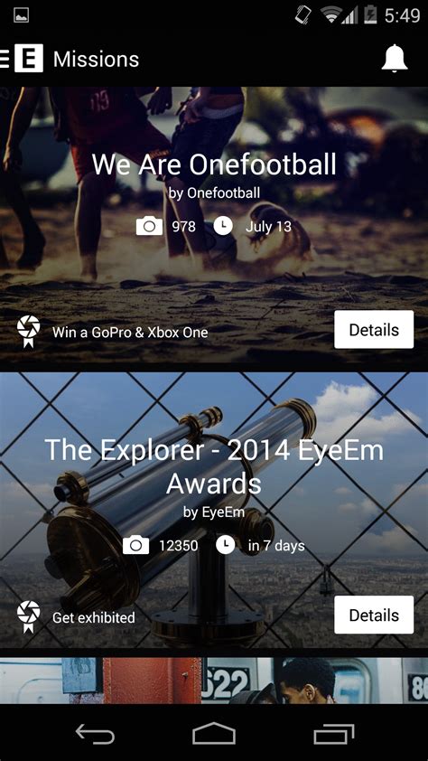 Eyeem Updates Its Android App For Clutter Free Viewing Digital