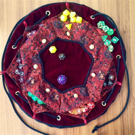 Normally i make the dice that go in the bags, but i thought that this time i'd flip the script! Dice bag (all made by hand) in 2020 (With images) | Dice bag, Dungeons and dragons dice, Handmade