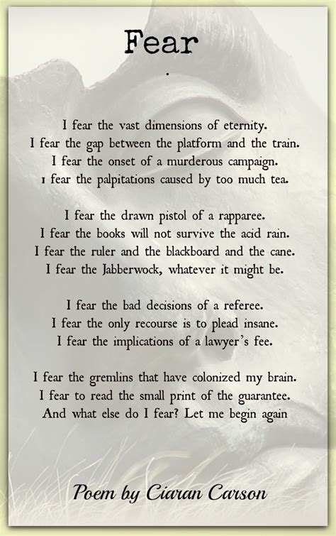 Guide Poems of Fear