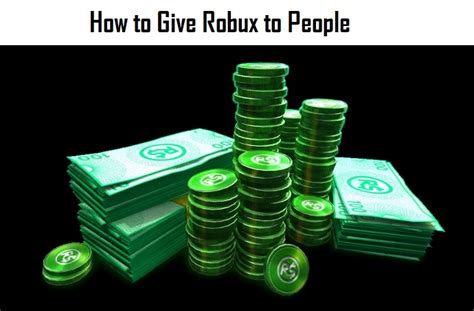 How To Give Robux To People With Easy Steps