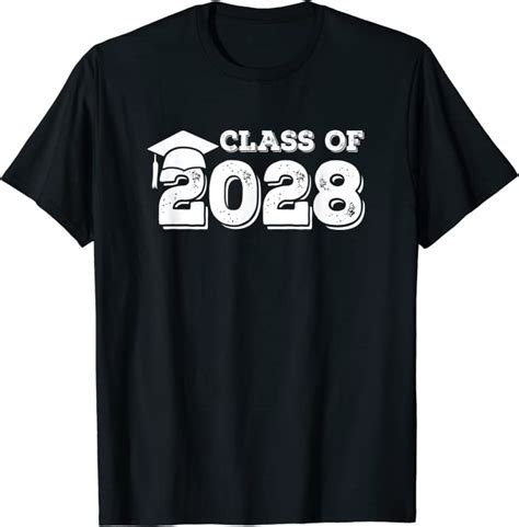 Class Of 2028 Shirt Senior Graduation 2028 T Shirt Clothing