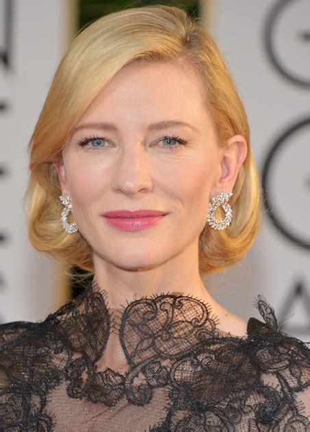 Golden Globes Makeup Amber Heard And Cate Blanchett The Non Blonde