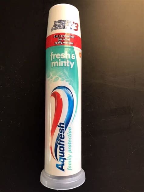 Aquafresh Toothpaste W Pump 100ml Food Towncenter
