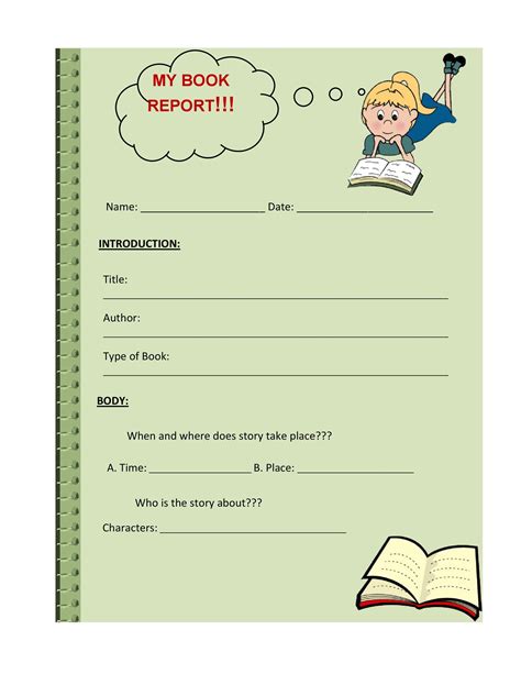 30 Book Report Templates And Reading Worksheets
