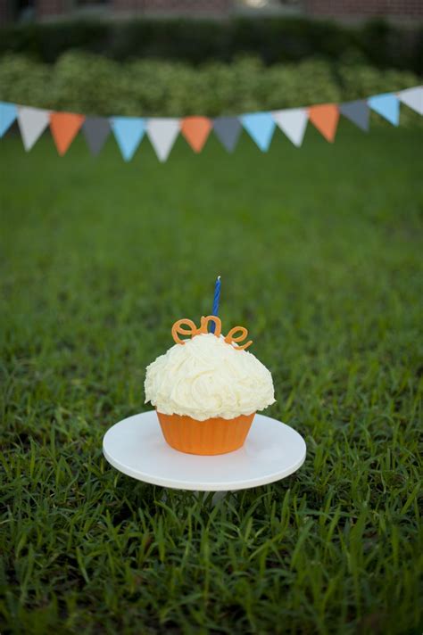 Giant Cupcake Smash Cake By Olive Parties Cupcake Smash Cakes Party