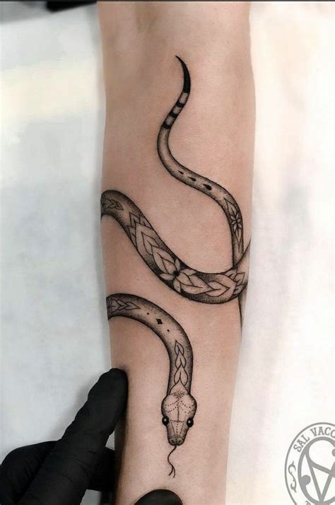 Geometric Snake Tattoos Meltblogs